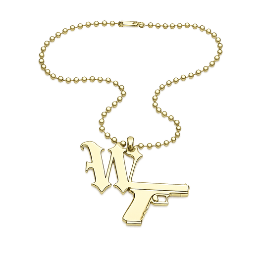 WNTDFLN 3D BALL CHAIN - GOLD